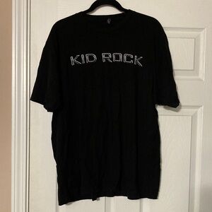 Men’s Kid Rock Concert Tshirt  - Black Tee with White Graphic - size XXL
